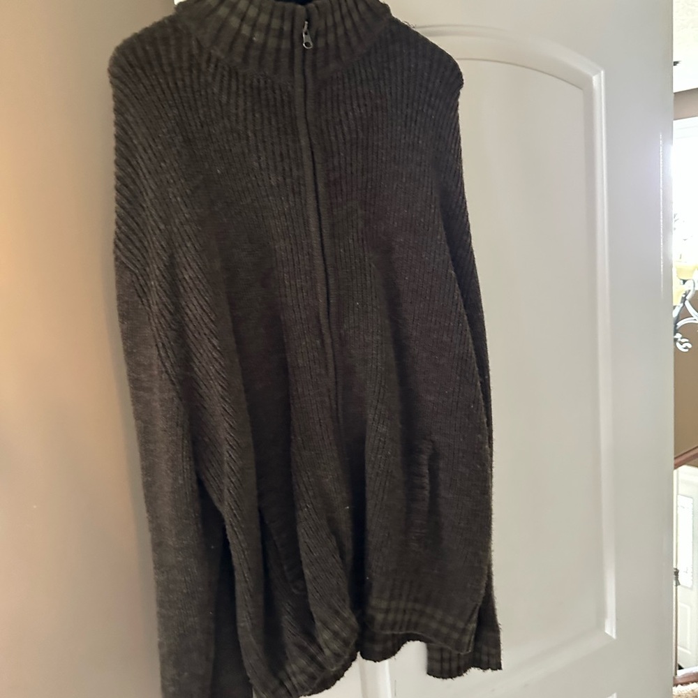 Black Cowl Neck Chunky Knit Sweater